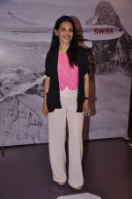 Model at Narendra Kumar Ahmed launches his Swiss calendar in Trident, Mumbai on 25th July 2014